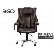 Офисное массажное кресло EGO PRIME V2 EG1003 модификации PRESIDENT LUX (арт. EG1003v2) цвет антрацит