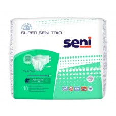 Подгузники для взрослых SUPER SENI TRIO Large по 10 шт. (SE-094-LA10-A03)